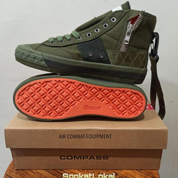 Barang Baru Sepatu Compass Retrograde Hi/High Flight Jacket Jkt Size 38 - 45