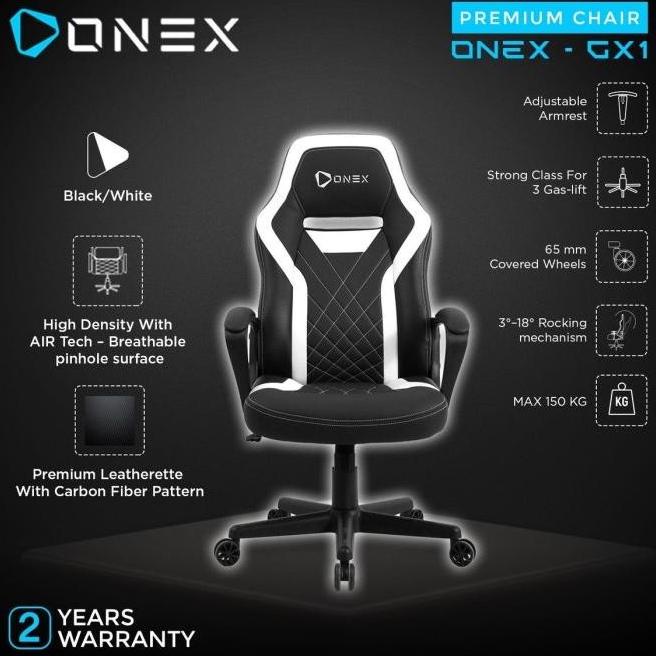 Jual ONEX GX1 PREMIUM QUALITY GAMING CHAIR KURSI F513EE21R | Shopee ...