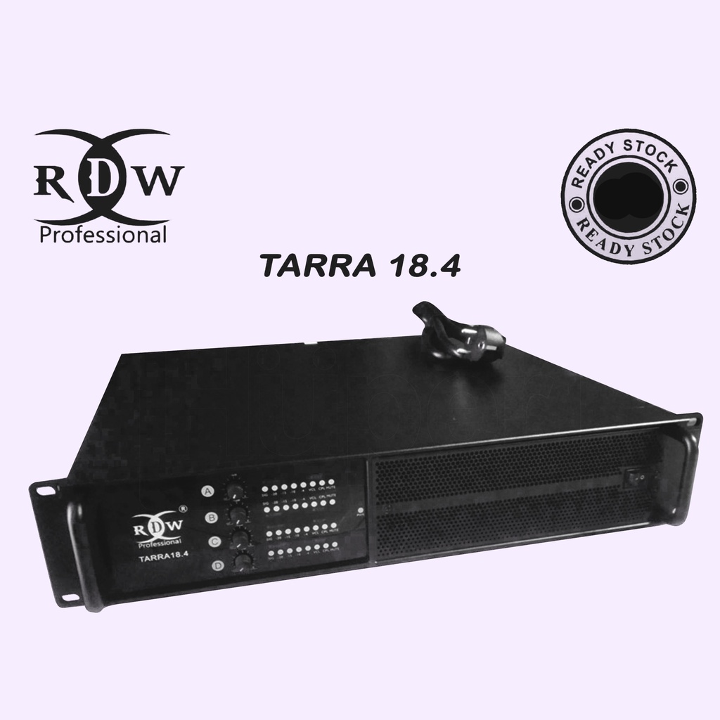 Power Amplifier RDW TARRA 18.4 (4channel)