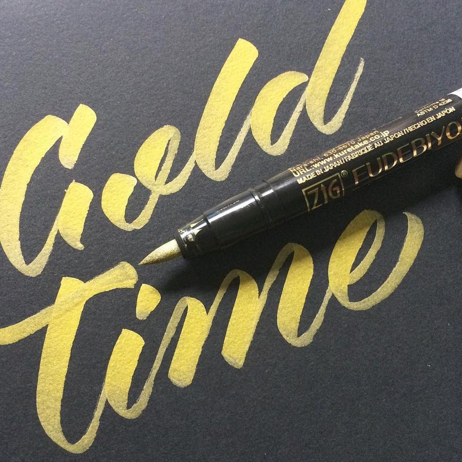 

Murah Terkini Kuretake Zig Fudebiyori Metallic Brush Pen
