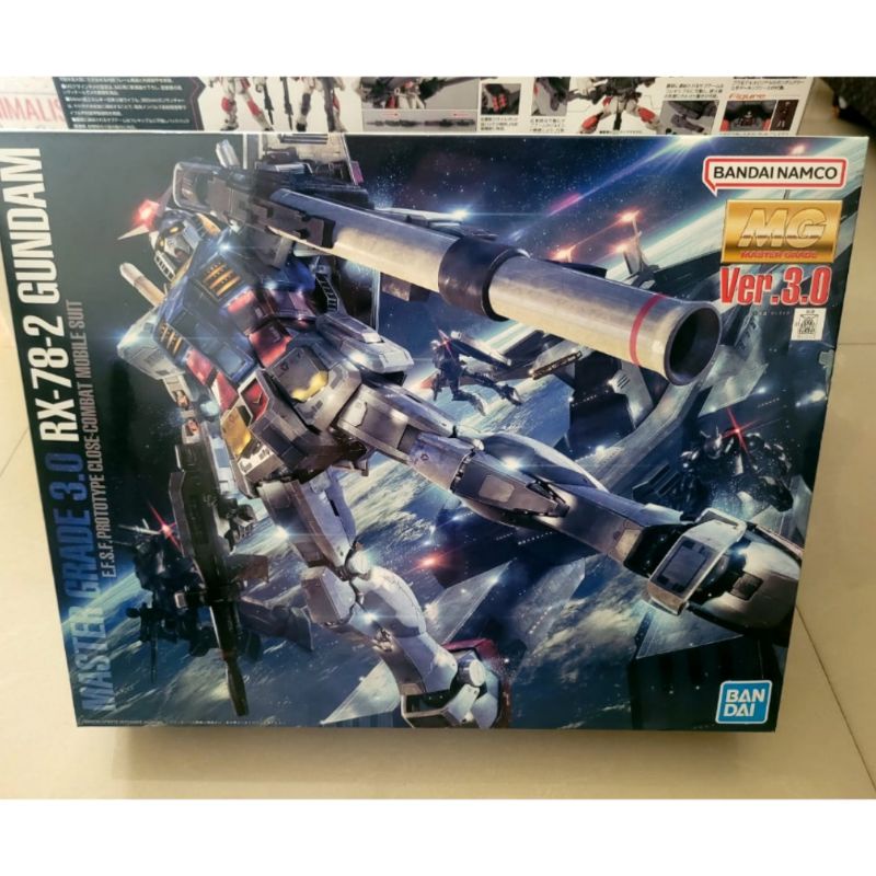 Gundam MG 1/100 Gundam RX-78-2 Ver 3.0 Gundam RX 78 Ver 3.0 Bandai