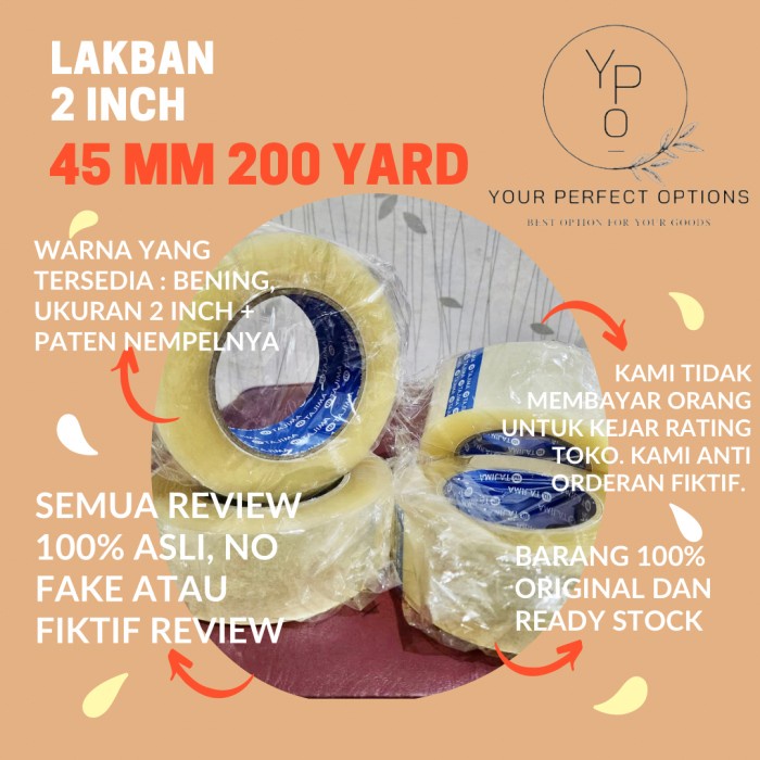 

Lakban Jumbo Besar Tajima 2 inch 45 mm 200 yard