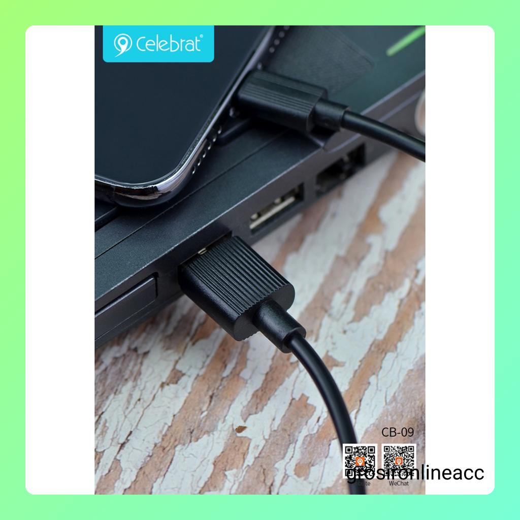 Kabel data Celebrat CB19T-i CBT19T-T CB09m CB09i CB09t charger chasan cable for android type C phone