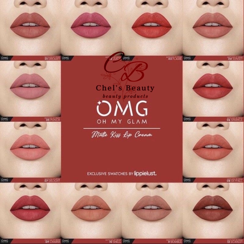 OMG OH MY GLAM Matte Kiss Lip Cream / OMG OH MY GLAM LIP CREAM