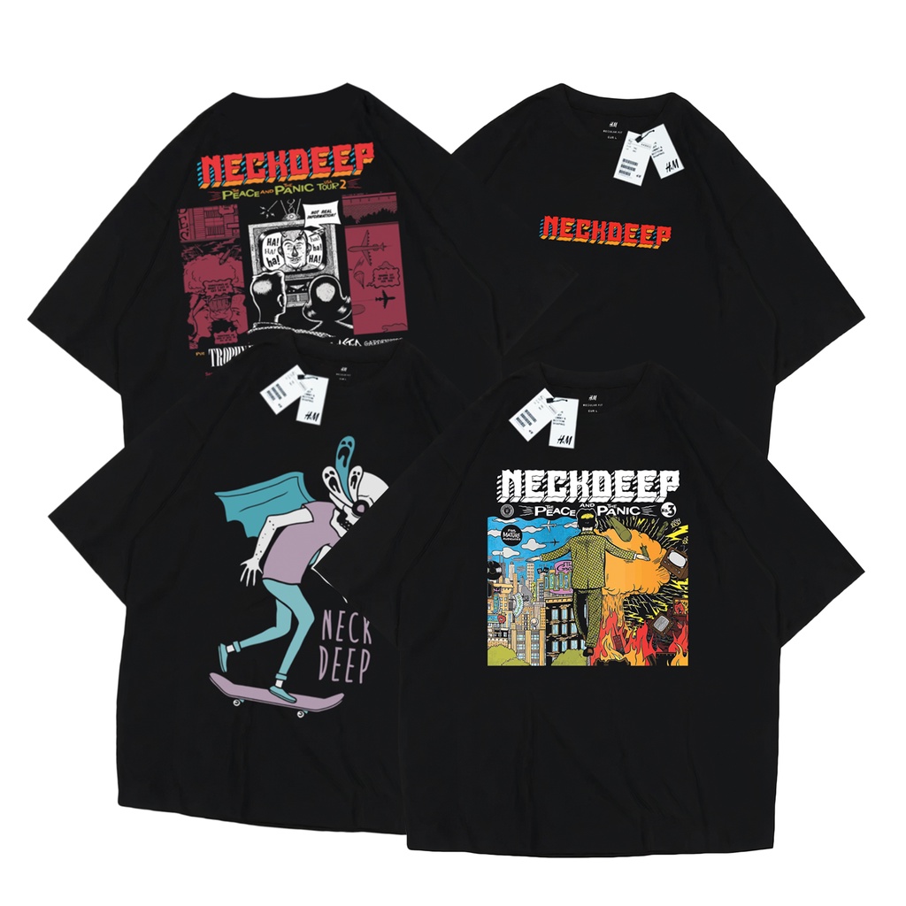 Kaos Band Neckdeep H&M