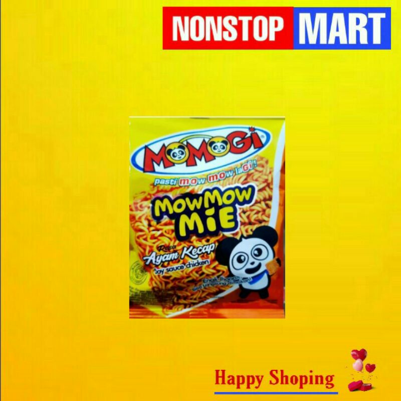 

MOWMOW MIE Momogi Ayam kecap renceng isi 10 x 20gr