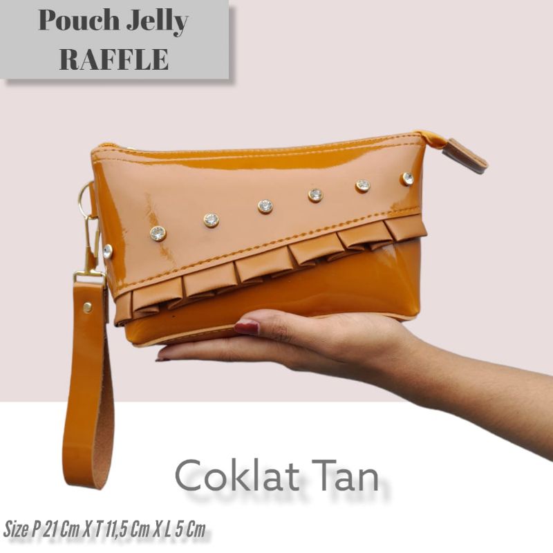 POUCH JELLY RUFFLE /DOMPET KEKINIAN SERBAGUNA