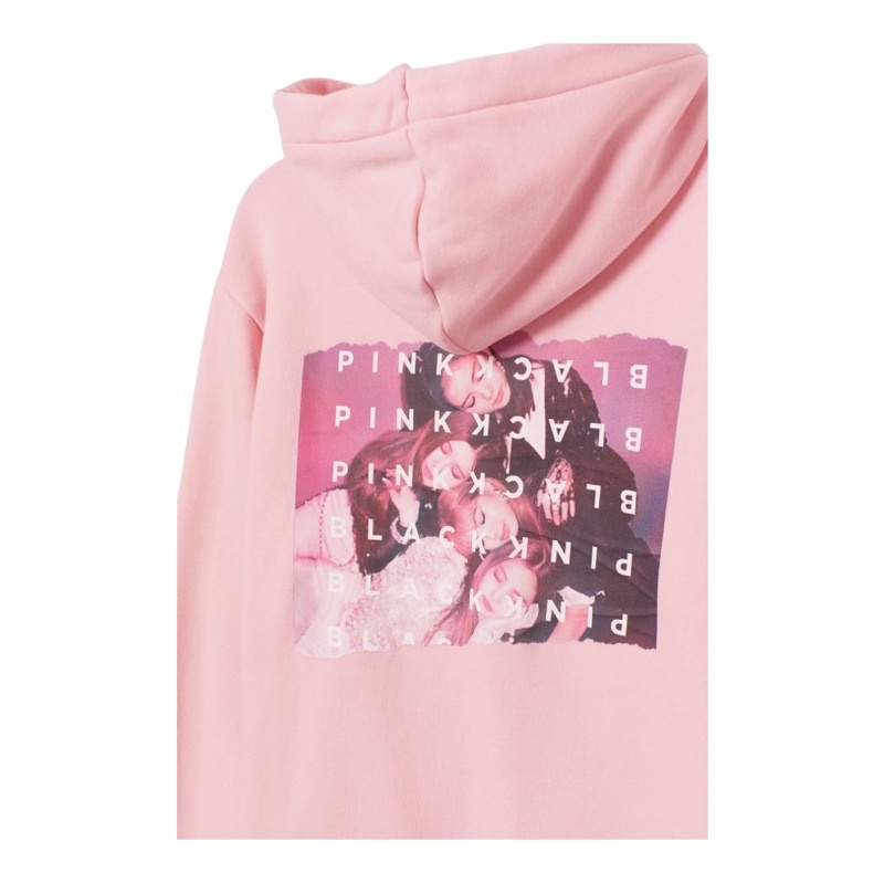 ( 8.8 ) Hoodie H&amp;M Wanita Sablon Blackpink, Flecee Katun Lembut Tebal, Free Papperbag