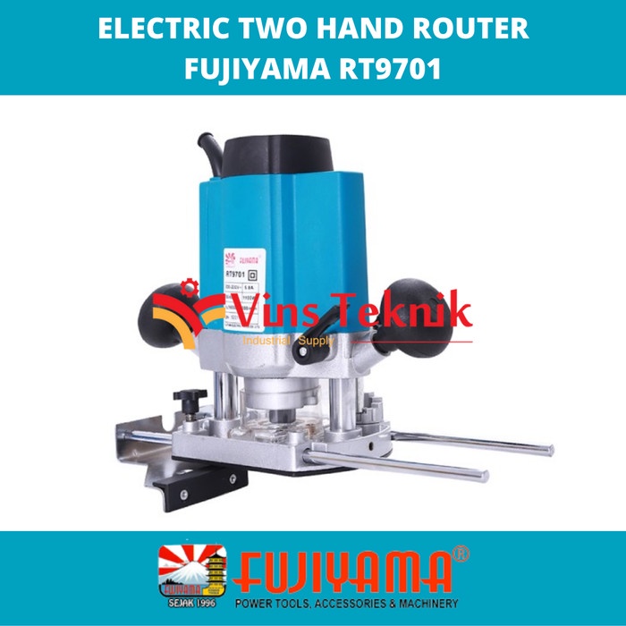 Fujiyama Rt9701 Mesin Profil Router Trimmer Besar Two Hand Rt 9701