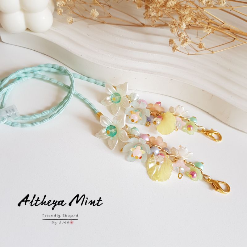 STRAP MASKER HIJAB  2 IN 1 ALTHEYA / KALUNG MASKER / TALI MASKER / LANYARD MASK STOPER 2IN1