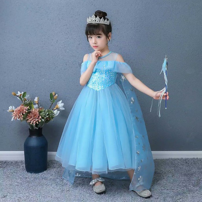Promo Gaun Pesta Anak Perempuan Umur 3-11 Tahun Baju Princess Anak Perempuan