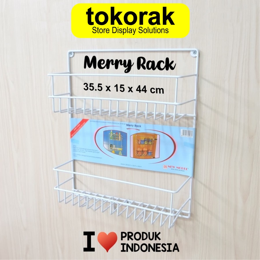 RAK DAPUR KAMAR MANDI MERRY RACK MODELLINE TEMPAT SABUN SHAMPOO