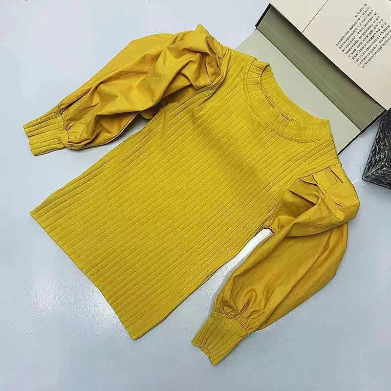 CHUBBI 9 Kaos Anak Bayi Perempuan Polos Lengan Balon