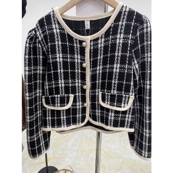 Jaket Wanita Terbaru Korean Style Jacket Lengan Panjang Outer Crop Import