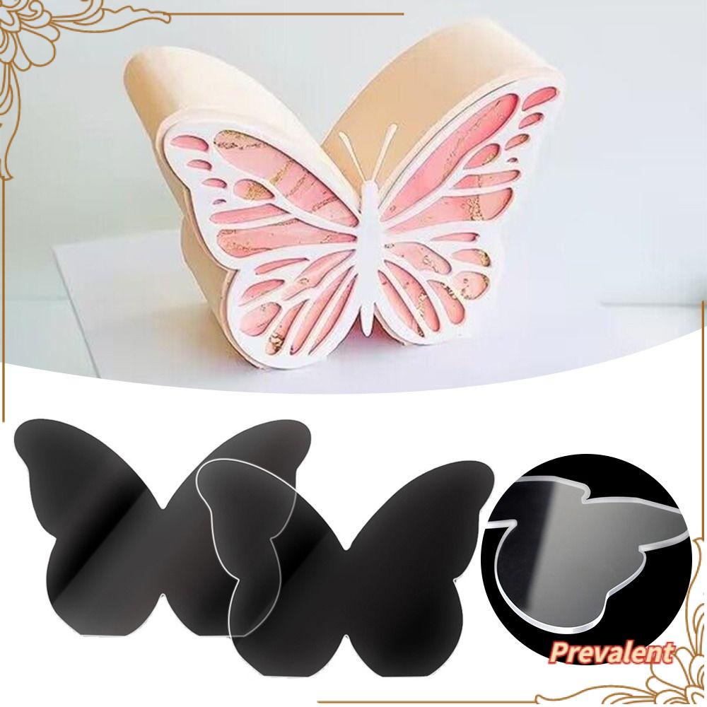 Preva 2pcs Scraper Kue Set Cetakan Kue Cake Trim Pastry Cutter Alat Penghalus Akrilik Bening Transparan