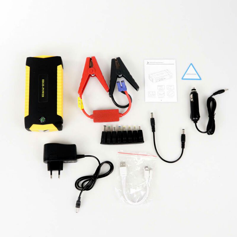 Power Bank 69800mAh Car Jump Starter 12V 4 Port USB + Senter tm19b