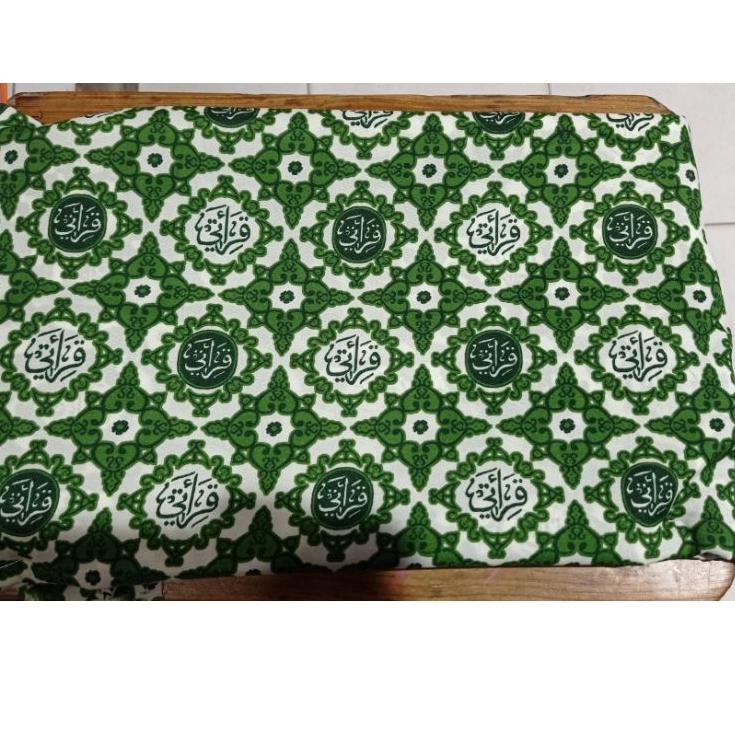 HRR-66 Bahan Kain Batik Qiroati Oren seragam batik sekolah TPQ Batik TPQ Qiroati bahan Batik Qiroati