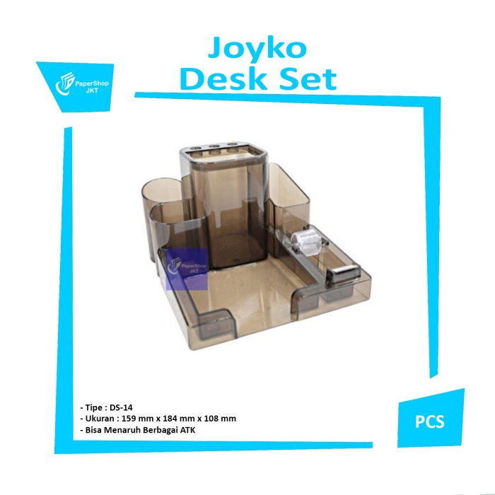 

TERLENGKAP JOYKO - DESK SET DS - 14 - Tempat Pensil Meja Code 2946