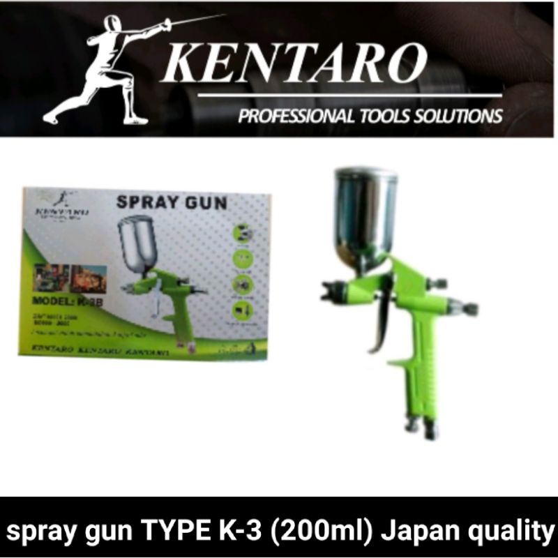 spray gun / semprotan cat K-3 (200ml) kentaro Japan quality