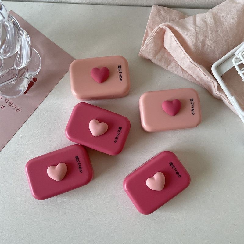 Tempat softlens Mini Love 3d dengan kaca