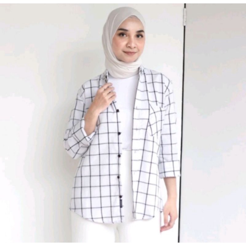 Kemeja Flanel Pria Kualitas Premium Lengan Panjang Unisex Exklusif 2023 (Murah) Fashion Pria