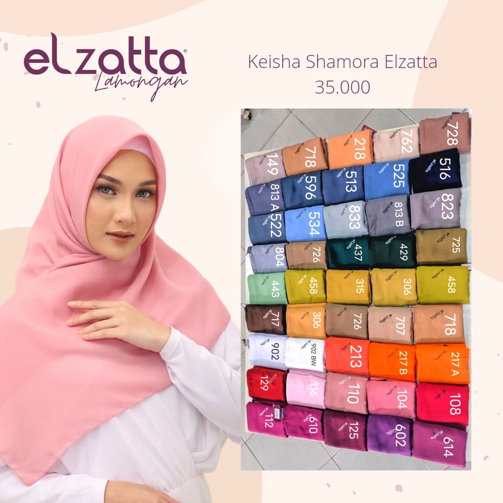 JILBAB POLOS TERBARU ELZATTA KEISHA SAMORA ELZATTA