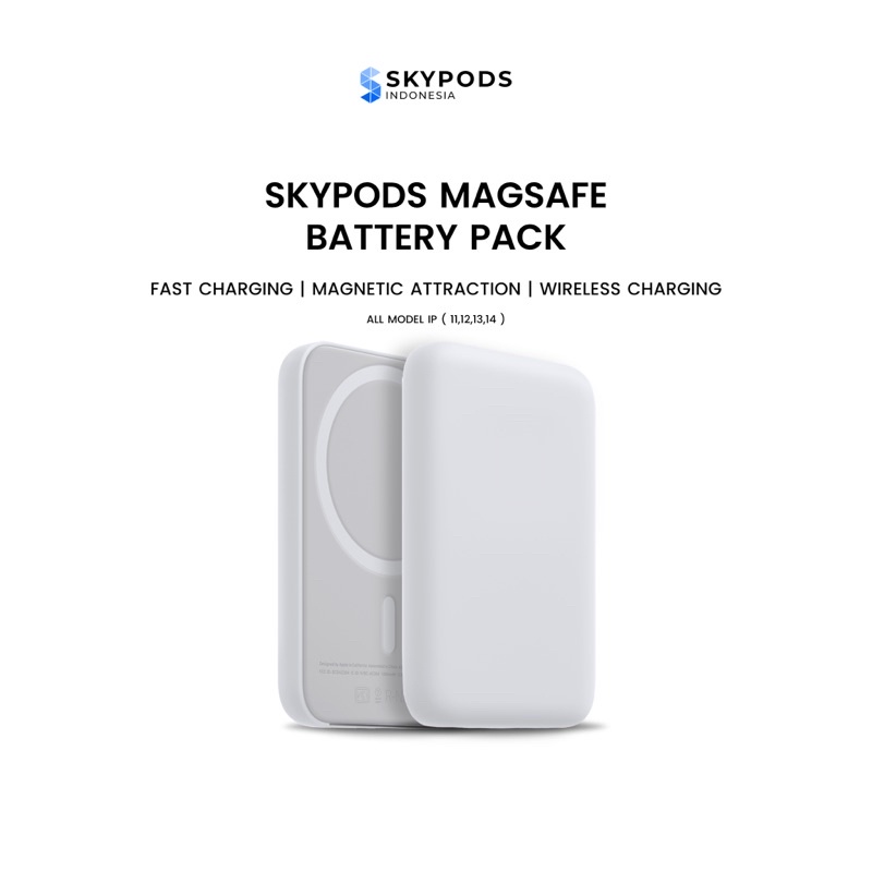 Powerbank Magnetic Fast Charging by Skypods Indonesia