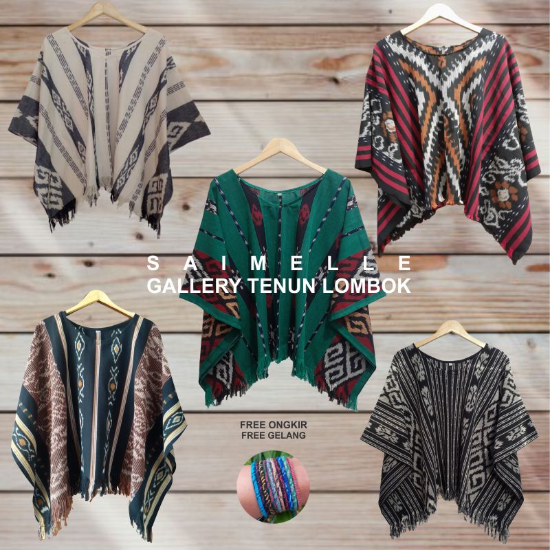 BAJU TENUN BLOUSE KELELAWAR by SAIMELLE Gallery Tenun Lombok