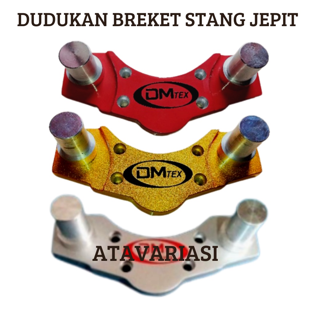 DUDUKAN ADAPTOR BREKET STANG JEPIT VIXION OLD NEW R BYSON SCORPION MEGAPRO CB150R OLD NEW TIGER