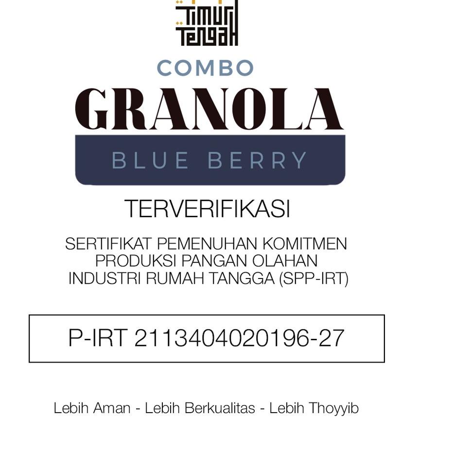 

DAPATKAN SEGERA Timur Tengah Granola Blueberry 250 gr Sereal Makanan Sehat..