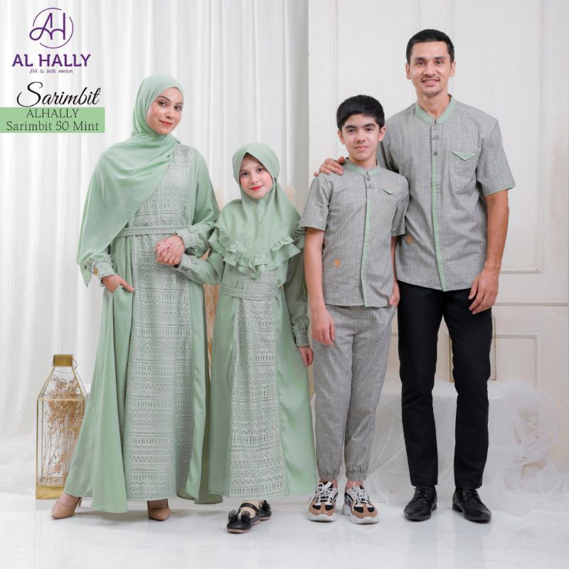 [COD] PROMO SARIMBIT KELUARGA AL-HALLY || ORIGINAL || Sarimbit Al-Hally 50 Mint