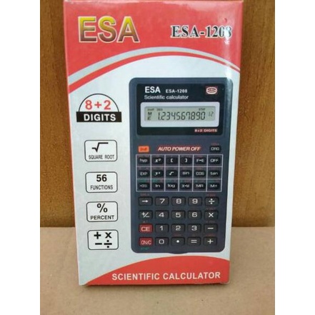 

➦Produk Premium KALKULATOR SCIENTIFIC ESA 1208 SIN COS TG [NH2]