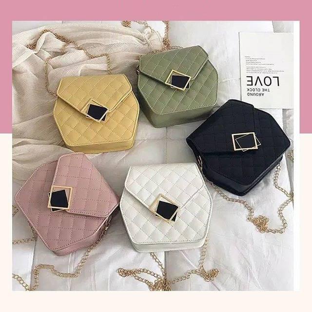 SweetSally- Tas Hexagon Sling Bag