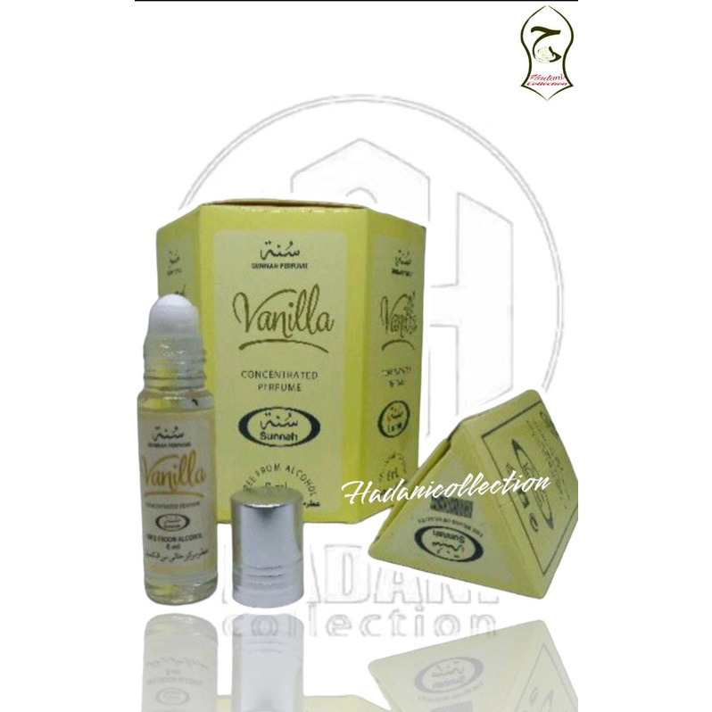 Parfum Dobha roll 6ml original VANILLA/ Parfum Arab Dobha ROLL 6 ml Original