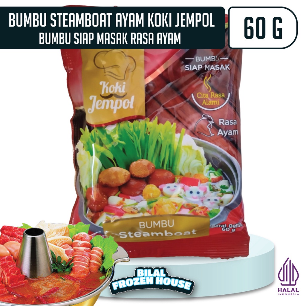 

Koki Jempol Bumbu Steamboat 60gr - Bumbu Steamboat Instan