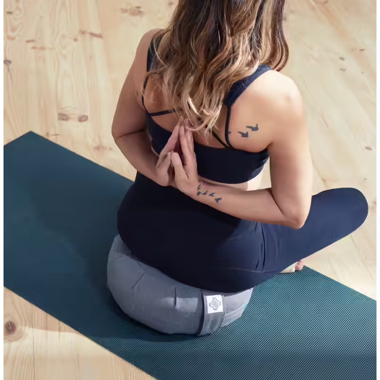 KIMJALY Bantal Zafu Katun Yoga Meditasi Mudah Dibawa Nyaman