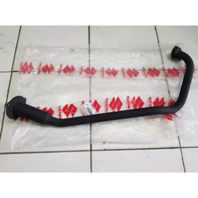 leher knalpot ORI Satria Fu karbu