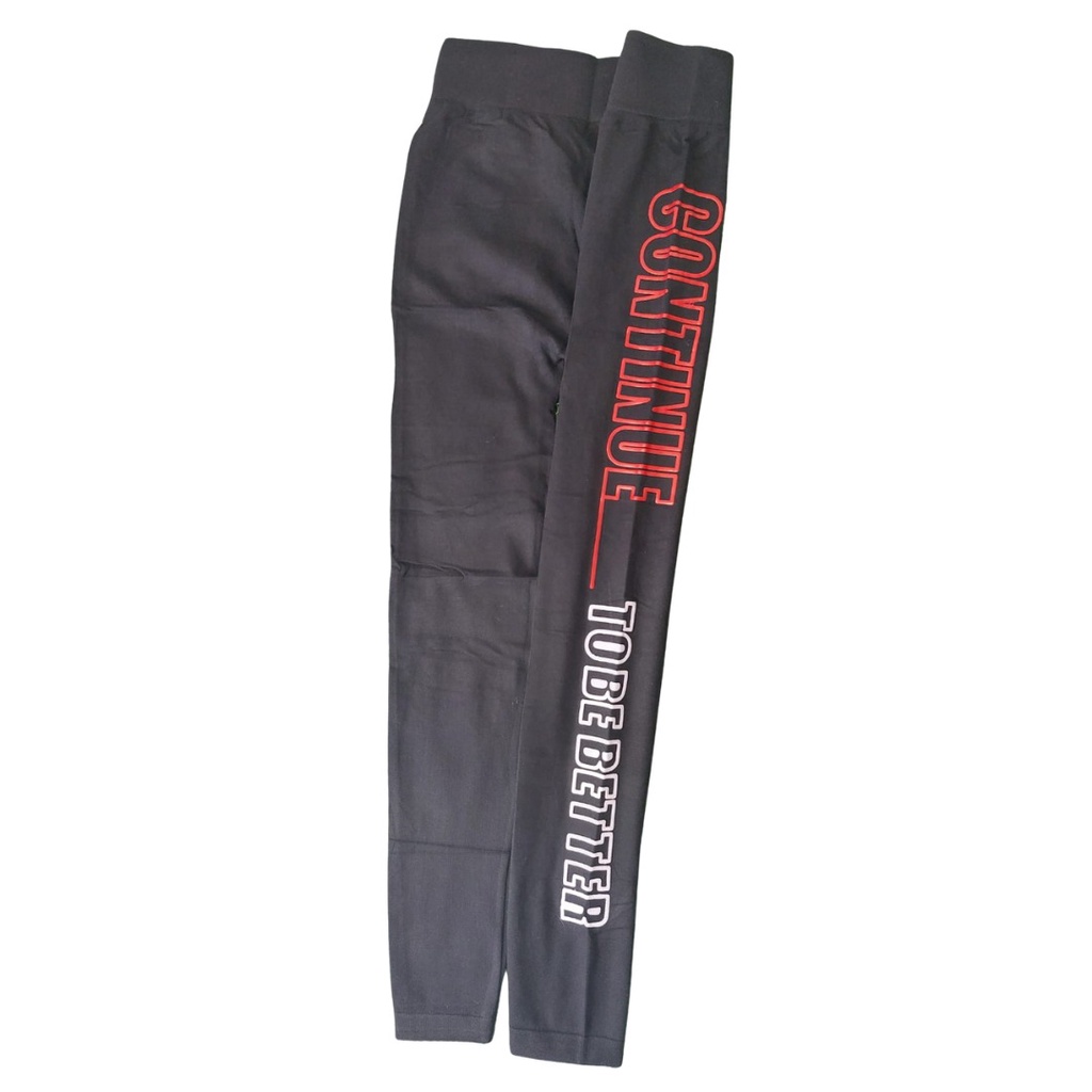 Legging Impor Kaos Tebal Super Streetch Continue