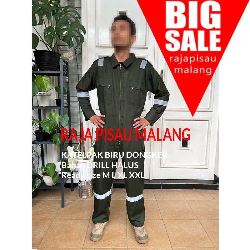 Wearpack katelpak / Coverall safety Seragam Kerja Proyek Dengan Skotlite