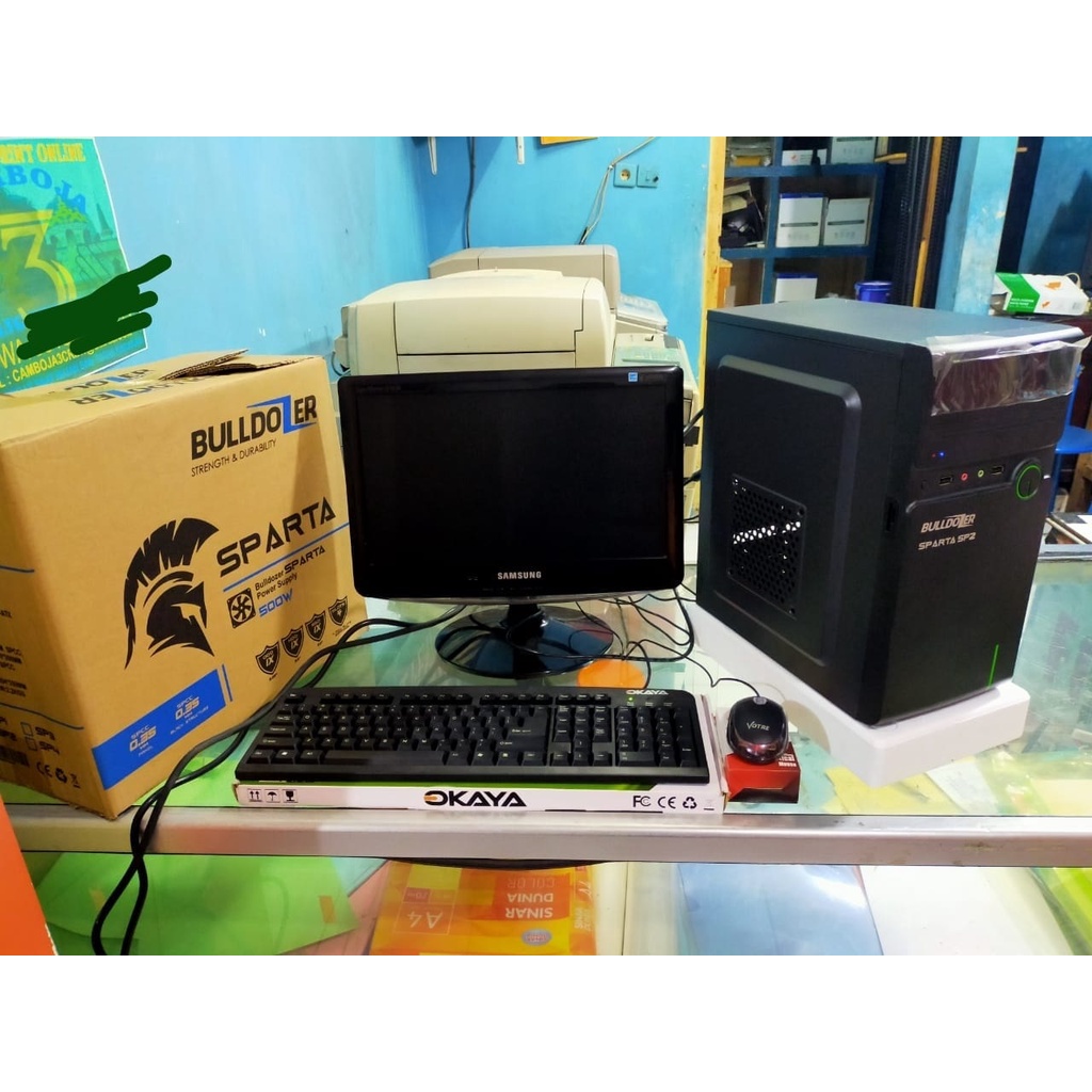 Komputer Fullset Core i5 Gen 4 Haswell Ram 4Gb Harddisk 500Gb Lcd 16&quot; Wide