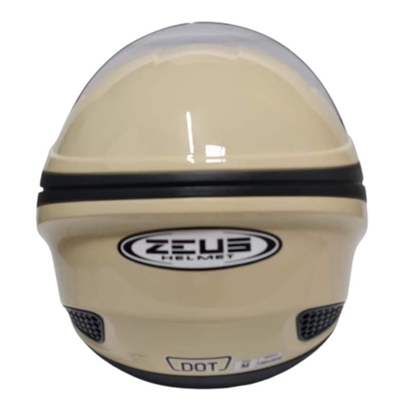 Helm Zeus ZS611 Solid Ivory Glossy | Zeus ZS 611 Double Visor