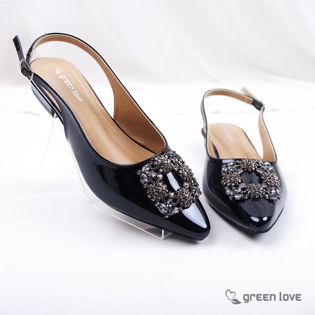 Green Love Sepatu Heels ANASTASIA
