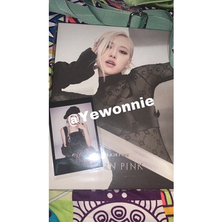 PHOTOCARD BORN PINK ALBUM BLACKPINK DIGIPACK ROSE (KTOWN)