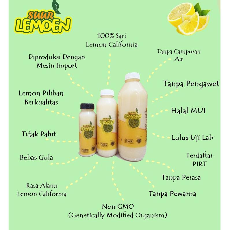 

[PRODUK AMRAB] Sari Lemon murni / Pure Lemon untuk Diet, detoks dan pelangsing lemon California Murni 250 ml by Suur Lemoen ID 7JB