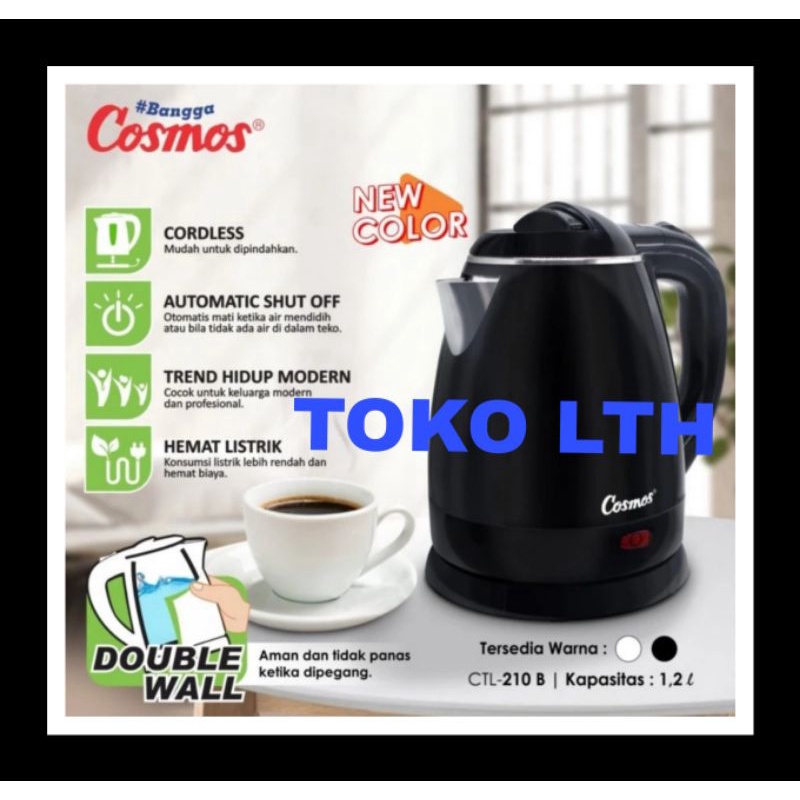 TEKO LISTRIK COSMOS CTL210 KETEL ELECTRIK CTL 210 PEMANAS AIR CERET