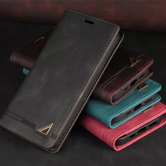 Samsung Galaxy A71/A51/A31 Flip Case Dompet Kulit Lipat Casing Premium