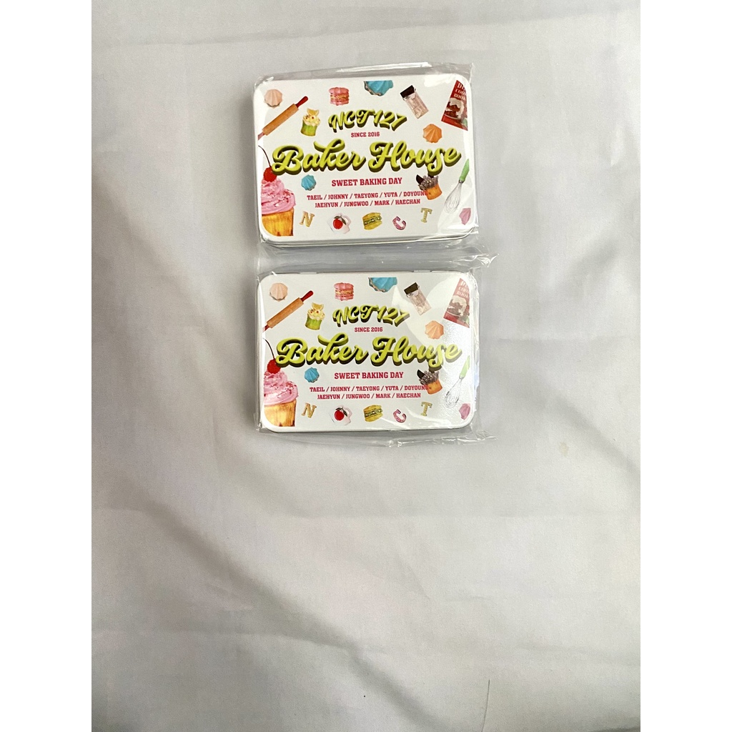 READY STOCK MERCH BAKER HOUSE - NCT 127 Tincase Photo Set