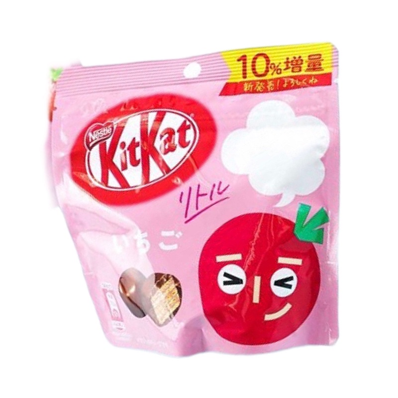 

Kit Kat Strawberry 45gr / NESTLE / KIT KAT / BIG / LITTLE / STRAWBERRY / WAFER / 45GR / KitKat / Japan / Pouch
