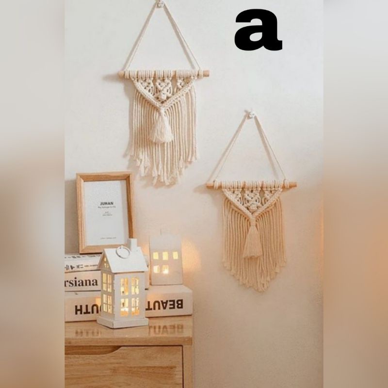 Hiasan Dinding Macrame Aesthetic Part 1