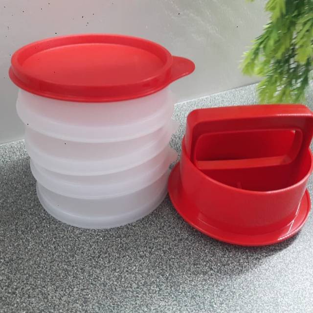 Tupperware Burger Press Alat Pembuat Burger Patty Promo Agustus